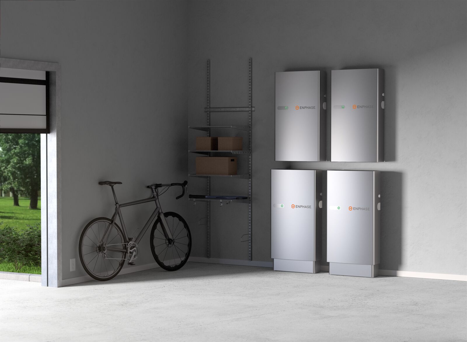 Enphase IQ Battery 5P in de garage